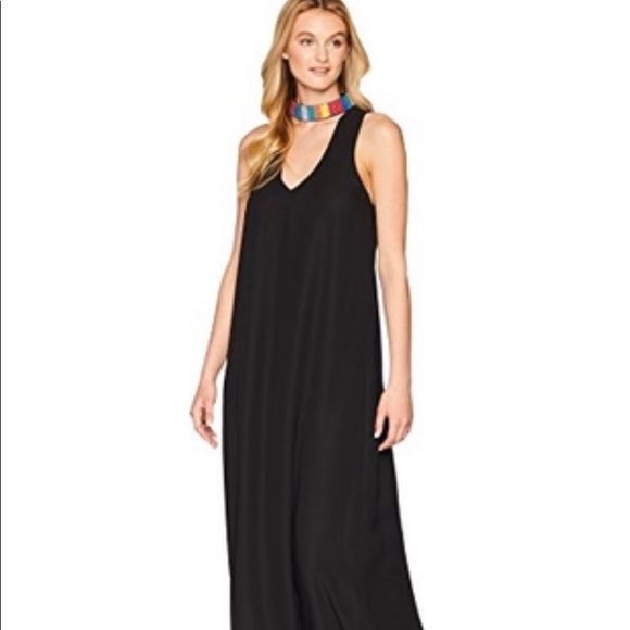 choker maxi dress
